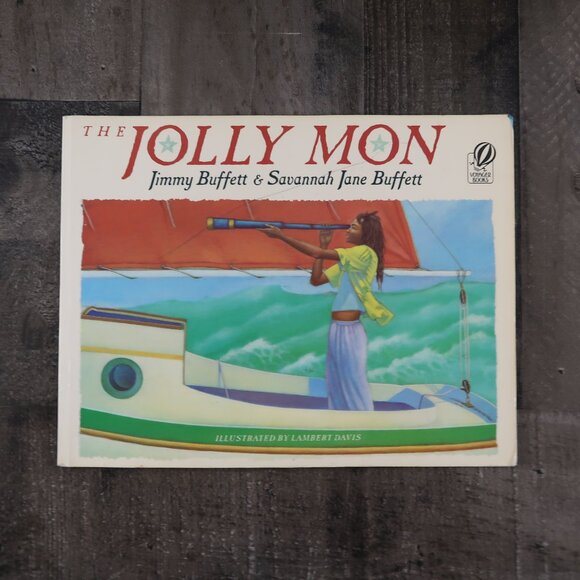 Jolly Mon by Jimmy Buffett Savannah Jane Buffett 93 Illustrated by Lambert Davis - Picture 1 of 7